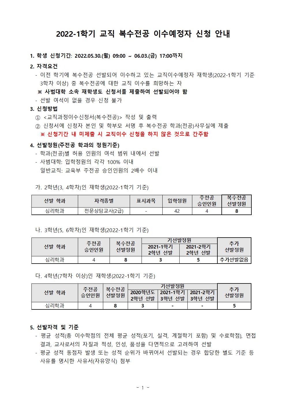 1 2022-1학기 교직 복수전공 이수예정자 신청 안내001.jpg