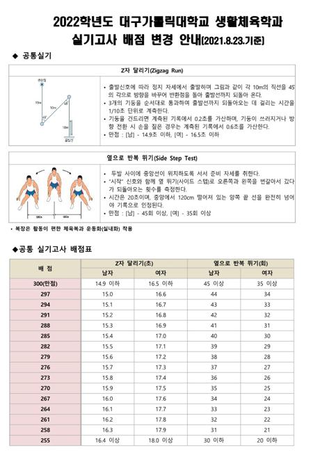 2022학년도 신입생 모집 예체능계 실기고사 과제_생활체육학과_0826_1.jpg